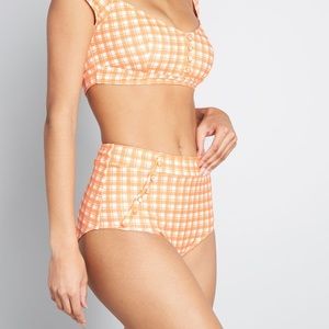 High-Waisted Retro Bikini Bottoms